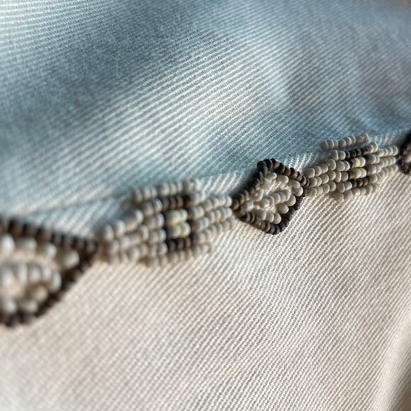 Vintage Ralph Lauren Jeans Co. Aztec Beaded Pants in‎ Cream Size 12 - Picture 8 of 9